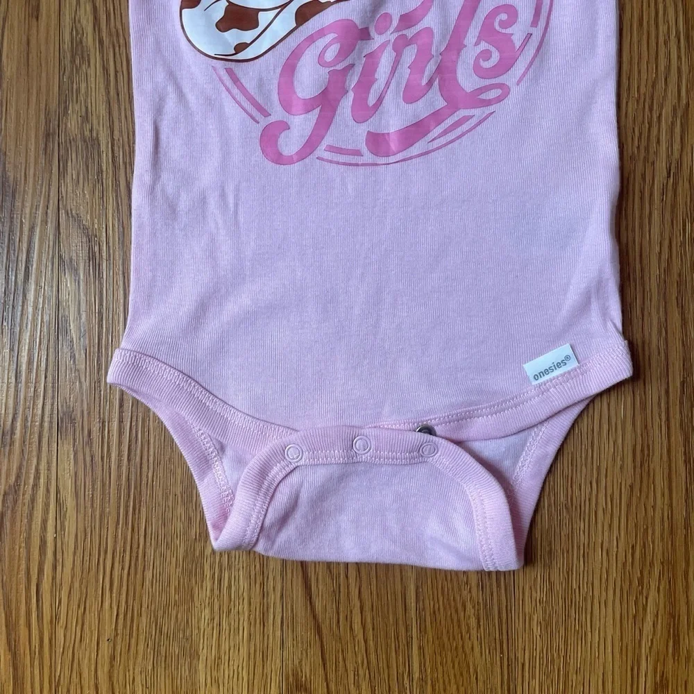 “Lets go girl” onesie cowgirl babygirl bodysuit